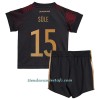 Conjunto (Camiseta+Pantalón Corto) Alemania Sule 15 Segunda Equipación Mundial 2022 - Niño